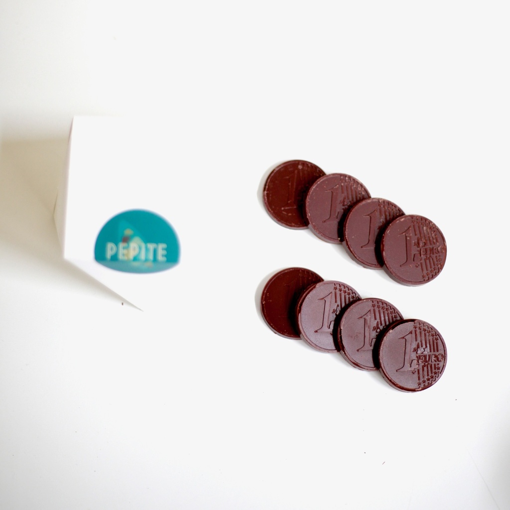 Pièces en Chocolat Noir